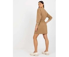 Lily Rose Suknelė-EM-SK-HS-21-487.41-tamsiai smėlio spalvos