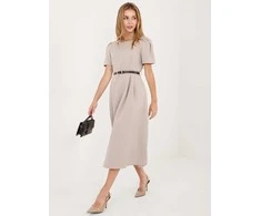 Suknelė Moda Sukienka-MI-SK-A2328.91-ciemny bezowy