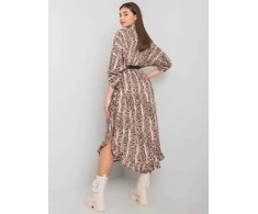 Och Bella Suknelė-TW-SK-BI-32556-1,62P-juoda-smėlio spalvos
