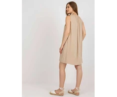 Och Bella Suknelė-TW-SK-BI-89923.29-smėlio spalvos