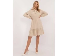 Och Bella Suknelė-TW-SK-BI-CB3331.88-smėlio spalvos