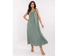 Suknelė Och Bella Sukienka-TW-SK-BI-L0125.52-khaki