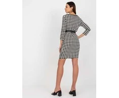 Och Bella Suknelė-TW-SK-BL-1007.32P-juoda ir balta
