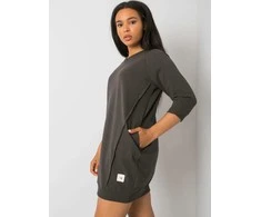 Relevance Suknelė-RV-SK-6847.59P-tamsi chaki