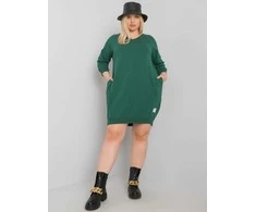 Relevance Suknelė-RV-SK-6847.59P-tamsiai žalia