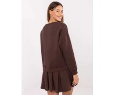 Suknelė Rue Paris Sukienka-MI-SK-3249.98-ciemny ruda