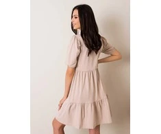 Rue Paris Suknelė-RV-SK-5587.93-smėlio spalvos