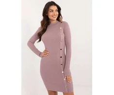 Wool Fashion Italia Suknelė-AT-SK-2345-2,34-šviesiai violetinė