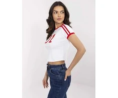 Trendy Ing Marškinėliai moterims-NM-TS-NG25218.83-balta ir-raudona