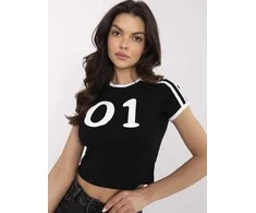 Trendy Ing Marškinėliai moterimst-NM-TS-NG25218.83-juoda-balta