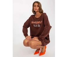 Vikki Megztinis-VI-BL-3075.64P-tamsiai rudas
