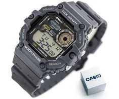 Vyriškas laikrodis CASIO Digital Moonphase WS-1700H-8AV + BOX
