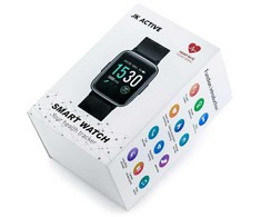 Išmanusis laikrodis UNISEX Jordan Kerr Active - juodas (sj002b) Jutiklinis ekranas IPS