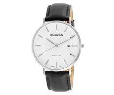 VYRIŠKAS LAIKRODIS RUBICON RNCE49 - safyro stiklas (zr105c)