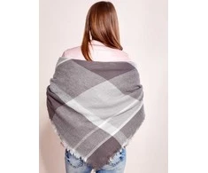 Wool Fashion Italia Bandana-AT-CH-171201.11-tamsiai pilka