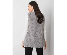 Wool Fashion Italia Liemenė-AT-KZ-22105.11P-tamsiai pilka