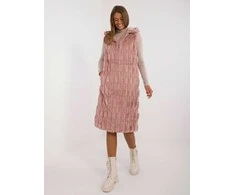 Wool Fashion Italia Liemenė-AT-KZ-2368-1,07-tamsiai rožinė