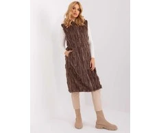 Wool Fashion Italia Liemenė-AT-KZ-2368-1,07-ruda