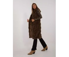 Wool Fashion Italia Liemenė-AT-KZ-2368-1,08-tamsiai ruda