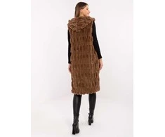 Wool Fashion Italia Liemenė moterims-AT-KZ-2368-1.57-ciemny bezowy