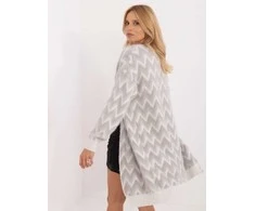 Wool Fashion Italia Kardiganas moterims AT-SW-2340-A.00, pilkas