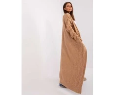 Wool Fashion Italia Kardiganas moterims AT-SW-2395.30, kupranugario spalvos