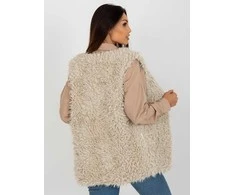 Wool Fashion Italia Liemenė-AT-KZ-22105.11P-smėlio spalvos