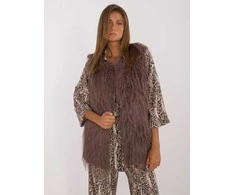Wool Fashion Italia Liemenė-AT-KZ-2349-1,17-tamsiai ruda