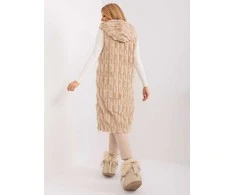 Wool Fashion Italia Liemenė-AT-KZ-2368-1,07-smėlio spalvos