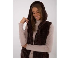 Wool Fashion Italia Liemenė-AT-KZ-2368-1,07-tamsiai ruda