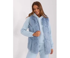 Wool Fashion Italia Liemenė-AT-KZ-2375.00P-šviesiai mėlyna