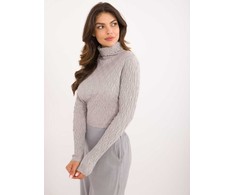Wool Fashion Italia Megztinis-AT-SW-2334-2,61-pilkas