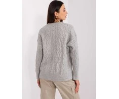 Wool Fashion Italia Megztinis-AT-SW-2335-1.68P-pilkas