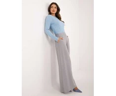 Wool Fashion Italia Megztinis-AT-SW-2338-2.00-šviesiai mėlynas