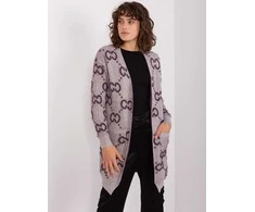 Wool Fashion Italia Megztinis moterims AT-SW-23401-A.96, tamsiai violetinis