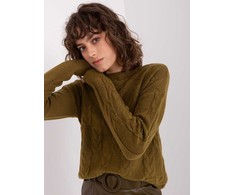 Wool Fashion Italia Megztinis-AT-SW-2340.10-khaki