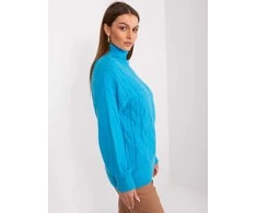 Wool Fashion Italia Megztinis-AT-SW-23401.97P-mėlynas