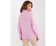 Wool Fashion Italia Megztinis-AT-SW-23401.97P-šviesiai violetinis