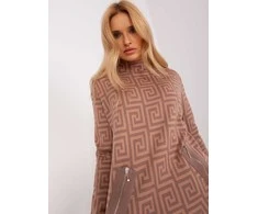 Wool Fashion Italia Megztinis-AT-SW-2341.00P-šviesiai rudas