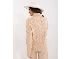 Wool Fashion Italia Megztinis-AT-SW-23445.00-smėlio spalvos