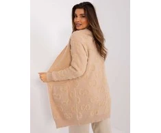 Wool Fashion Italia Megztinis-AT-SW-234502.38X-smėlio spalvos