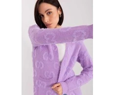 Wool Fashion Italia Megztinis moterims AT-SW-234502.38X, violetinis