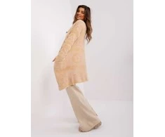 Wool Fashion Italia Megztinis moterims AT-SW-234503.00P, smėlio spalvos