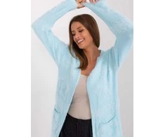 Wool Fashion Italia Megztinis-AT-SW-234503.00P-šviesiai mėlynas