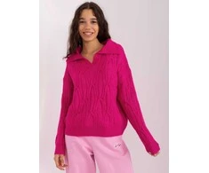 Wool Fashion Italia Megztinis-AT-SW-2349-2,96-fuksija