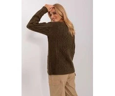 Wool Fashion Italia Megztinis-AT-SW-2358.31-khaki