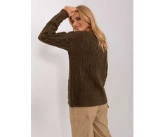 Wool Fashion Italia Megztinis-AT-SW-2358.31-khaki