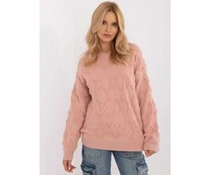 Wool Fashion Italia Megztinis-AT-SW-2361.61-šviesiai rožinis
