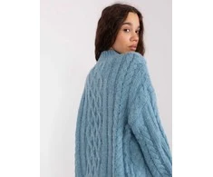 Wool Fashion Italia Megztinis-AT-SW-2363-2,30-mėlynas