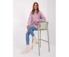 Wool Fashion Italia Megztinis - AT-SW-2367-1.35P - šviesiai violetinis